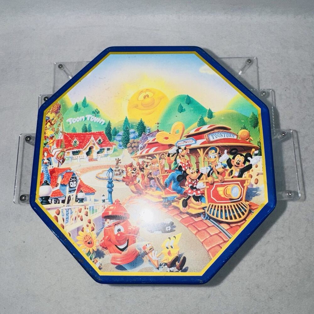 Rare Vintage 1990’s Walt Disney World Toontown Metal Candy Tin